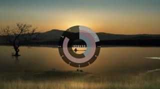 ​[Windows] 漂亮的桌面概念时钟（XinBSConceptClock1.2）